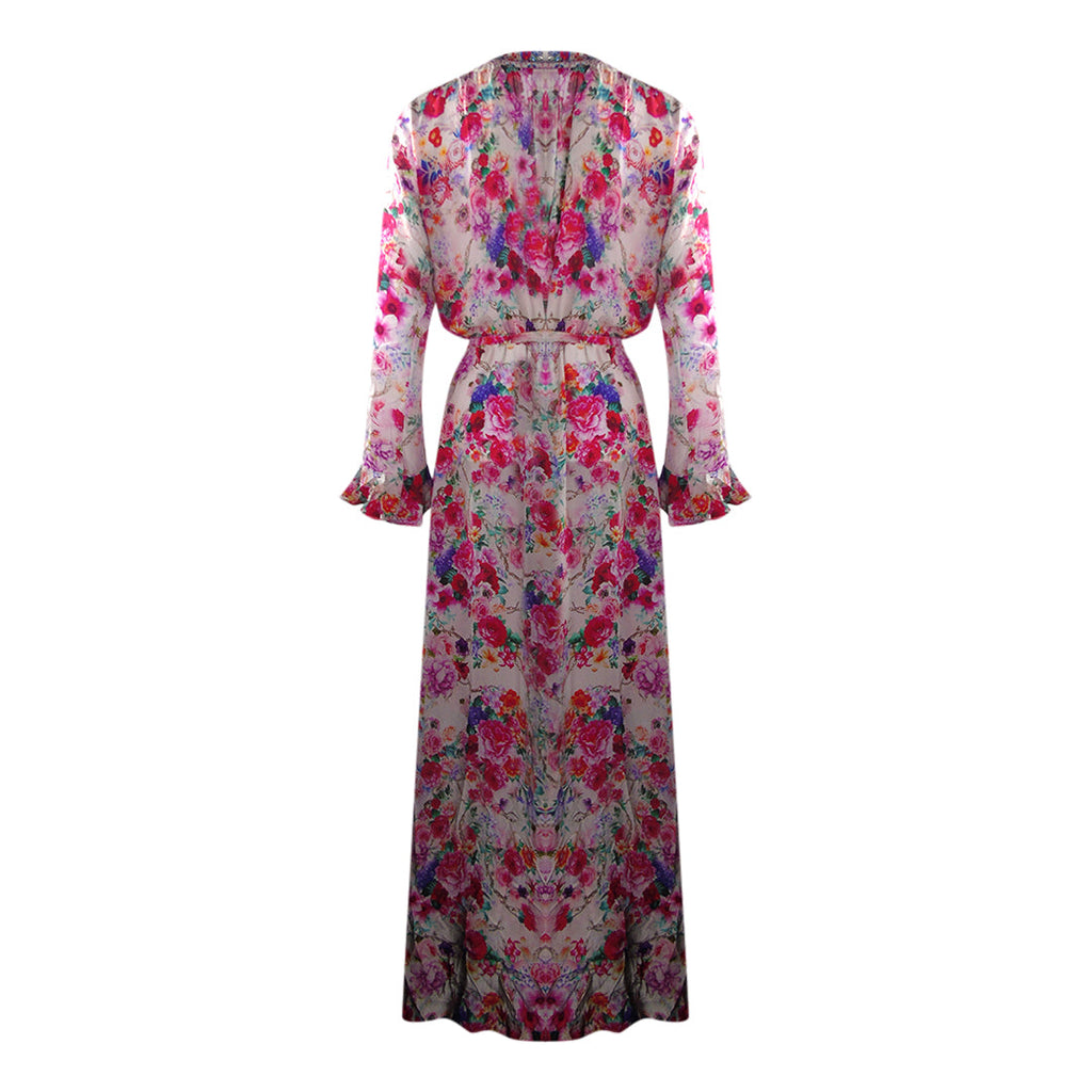 Inoa Fashion Rosetto Gardenia 1202118 Luxe Silk Robe Womens