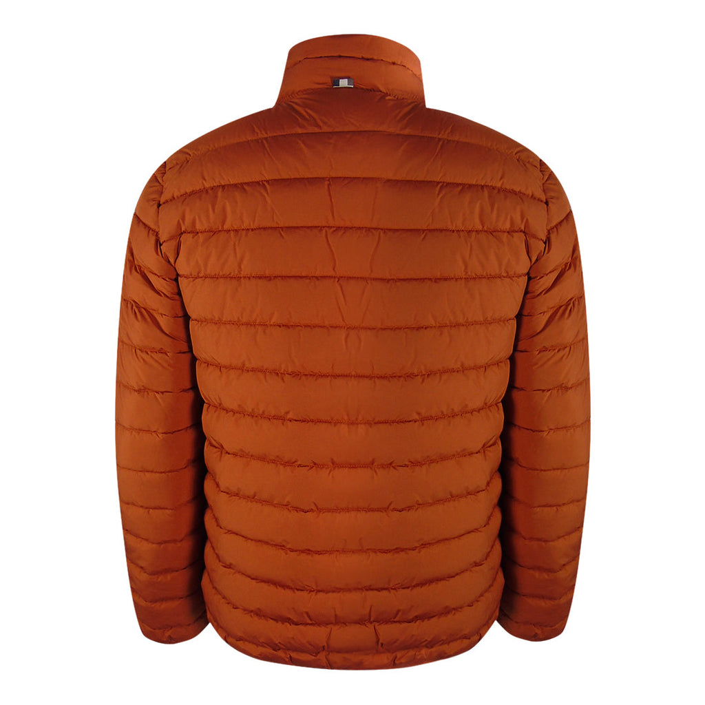 Aquascutum Active 100Grock Neck Jacket Rust Jk012 23 Orange Jacket Male - Style Centre Wholesale