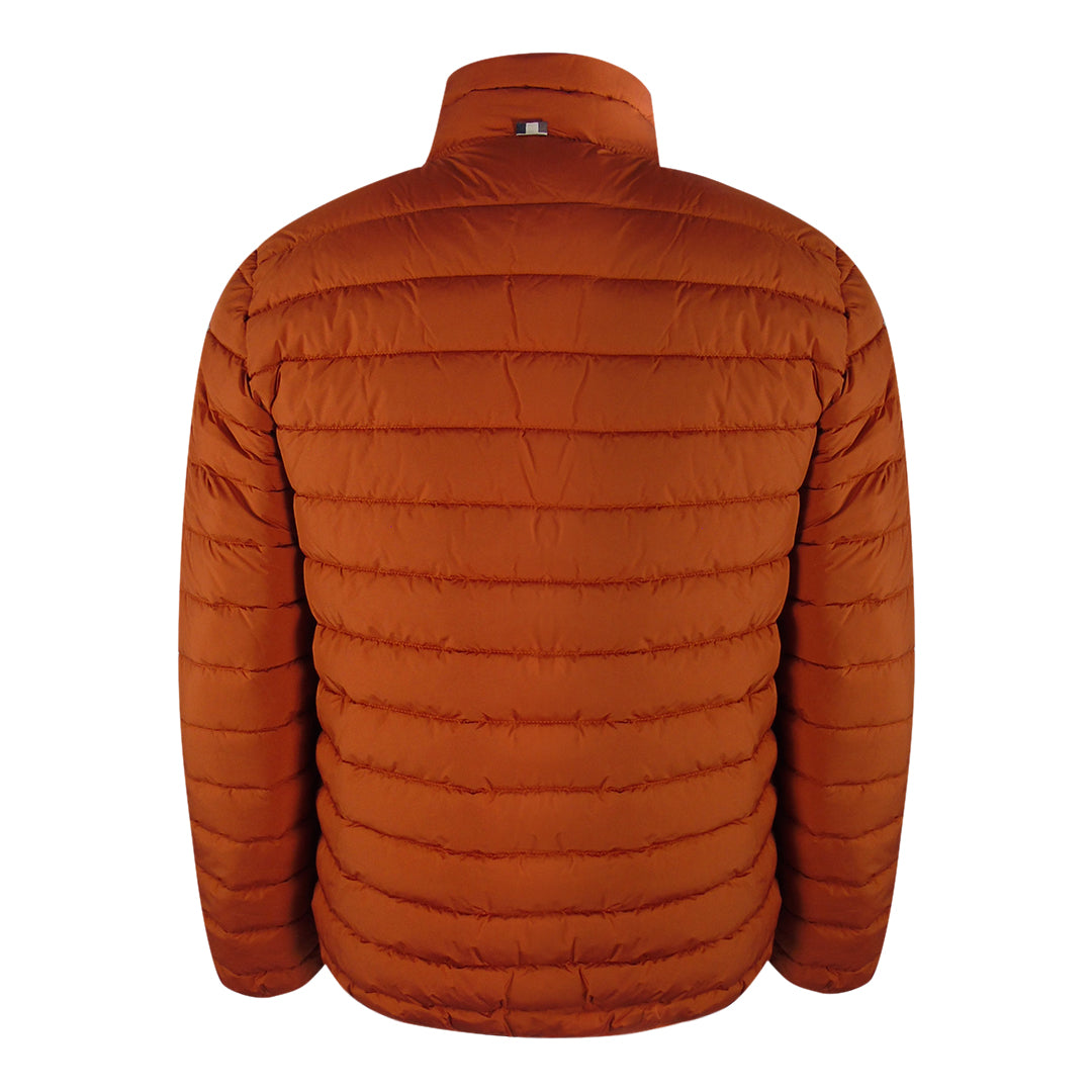 Aquascutum Active 100Grock Neck Jacket Rust Jk012 23 Orange Jacket Male - Style Centre Wholesale