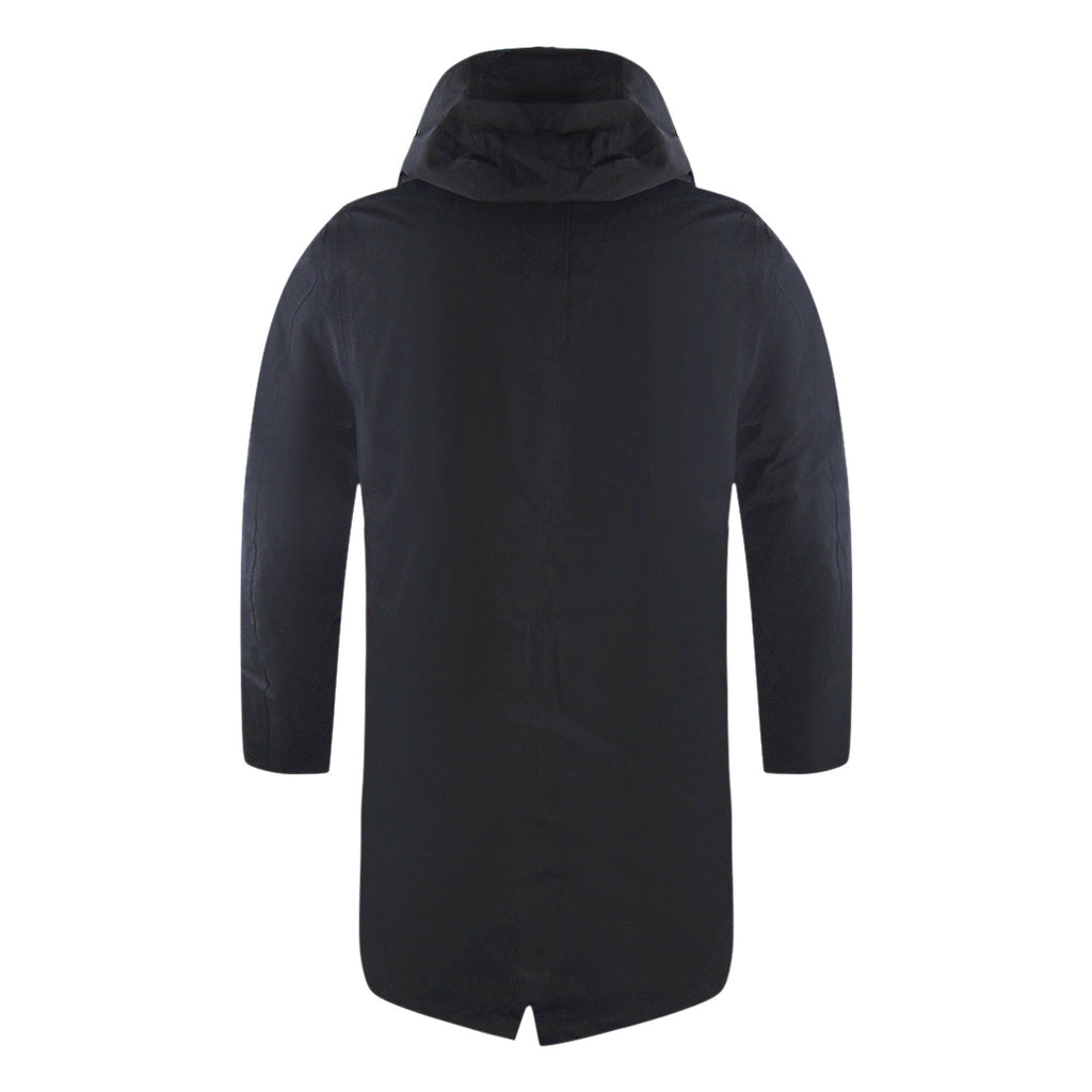 Aquascutum Active 3-Way Parka Black Down Parka Jacket AA JK001 016