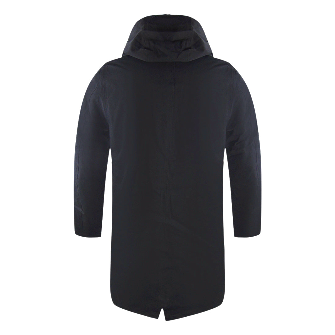 Aquascutum Active 3-Way Parka Black Down Parka Jacket AA JK001 016