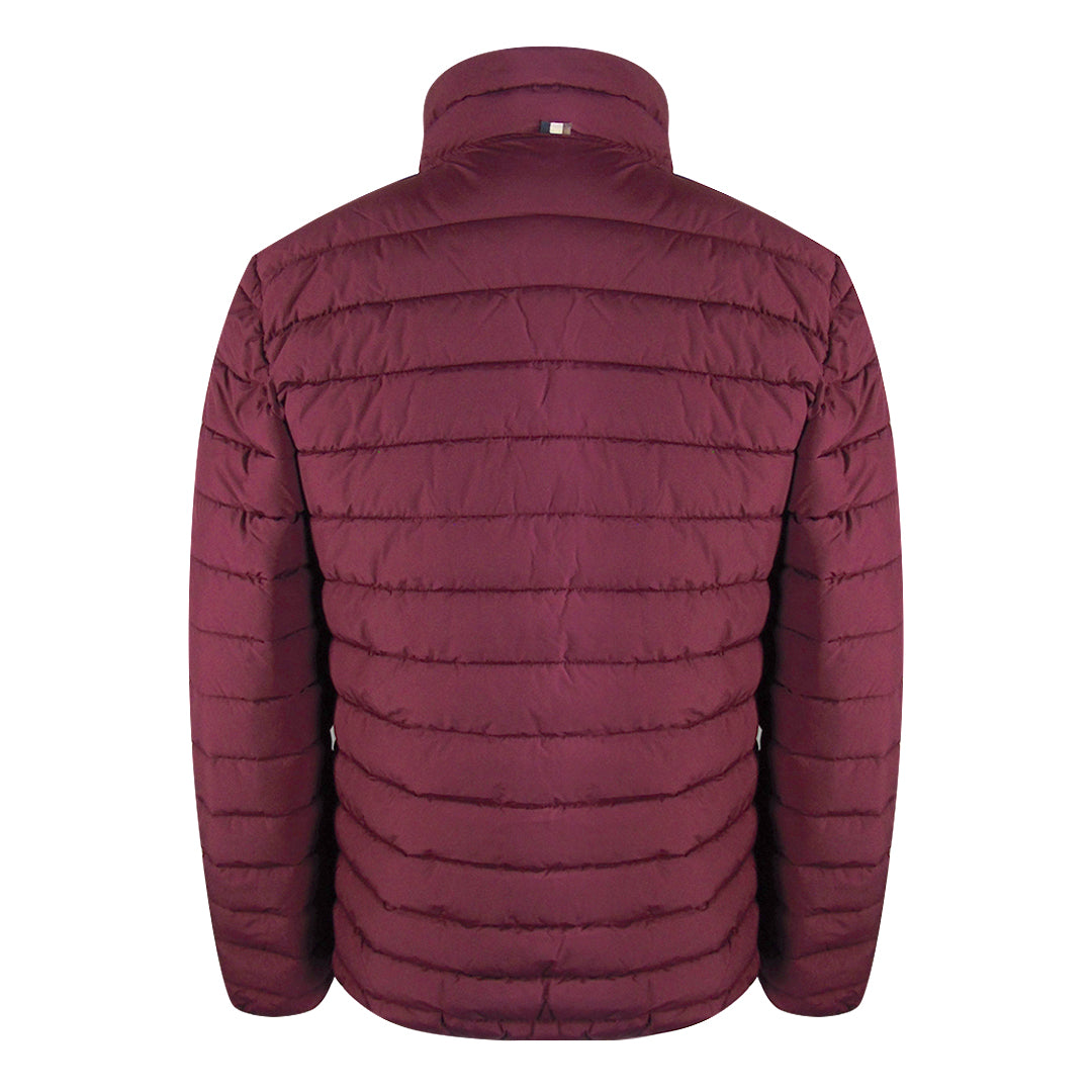 Aquascutum Active 100Grock Neck Jacket Cordovan Jk012 26 Burgundy Jacket Male - Style Centre Wholesale