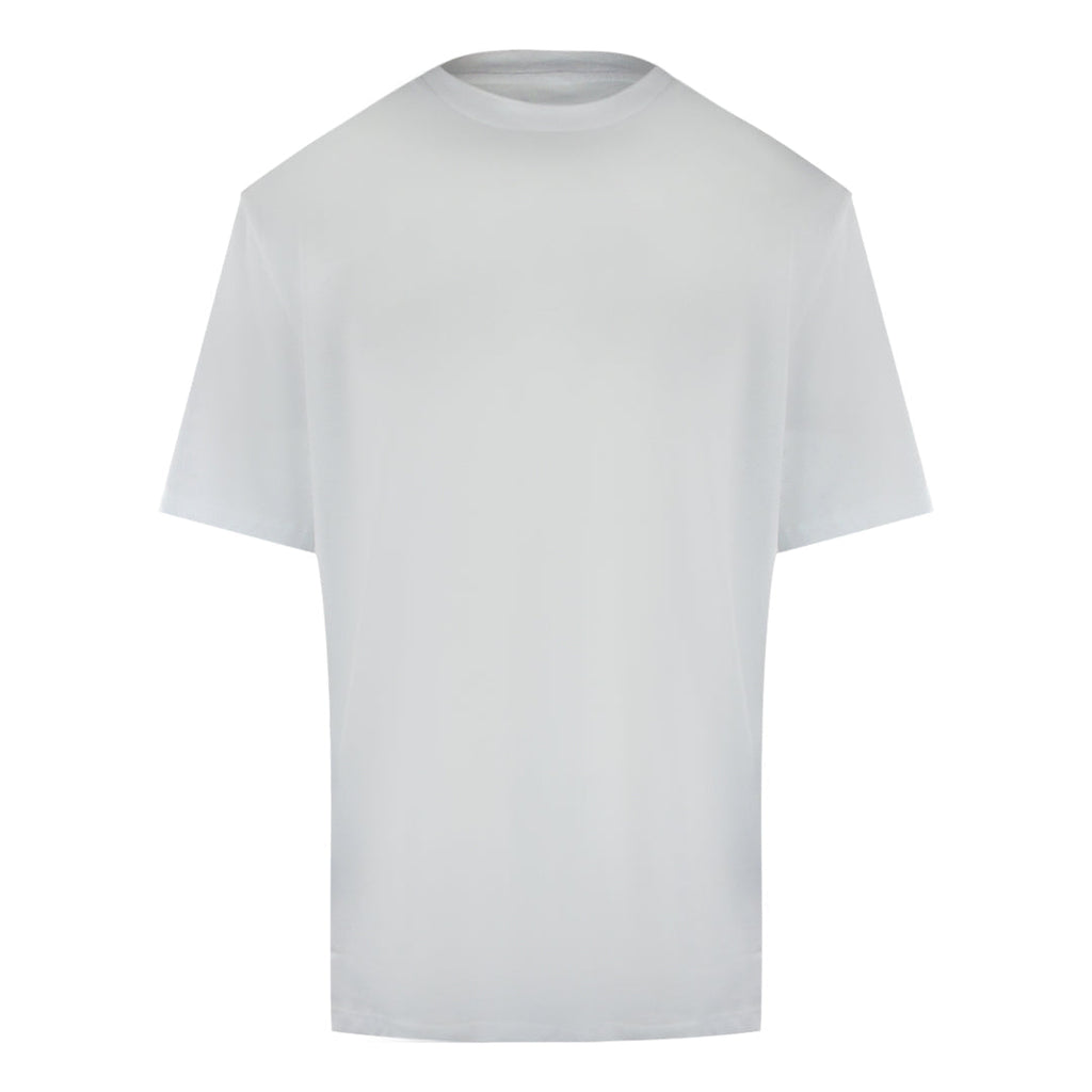Amiri Small Monotone Logo White T Shirt