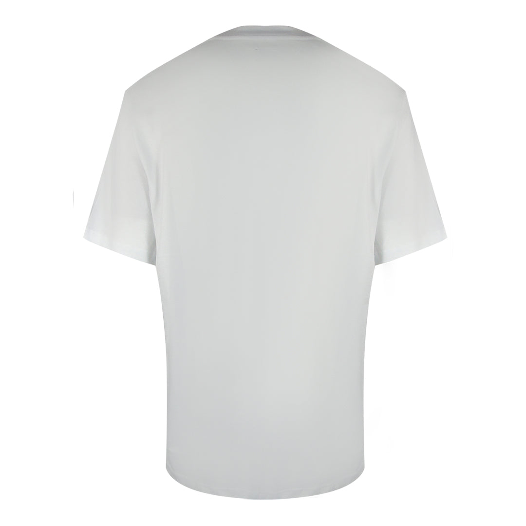 Amiri Small Monotone Logo White T Shirt