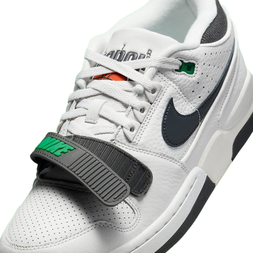 NIKE DZ4627 001 AAF88 WHITE/BLACK/GREEN TRAINER MENS UK 8.5