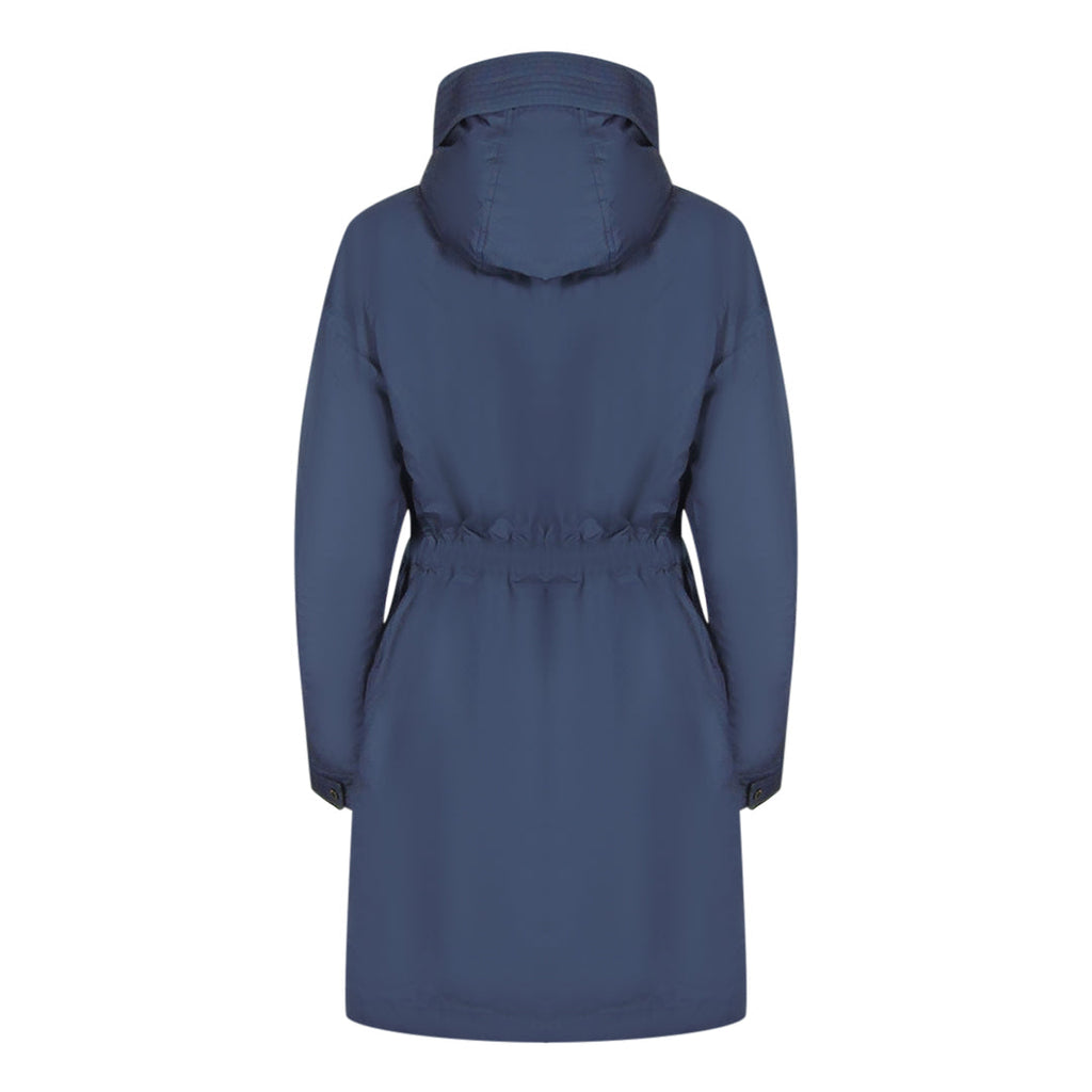 Parajumpers Eulalia Navy Blue Padded Long Down Jacket S