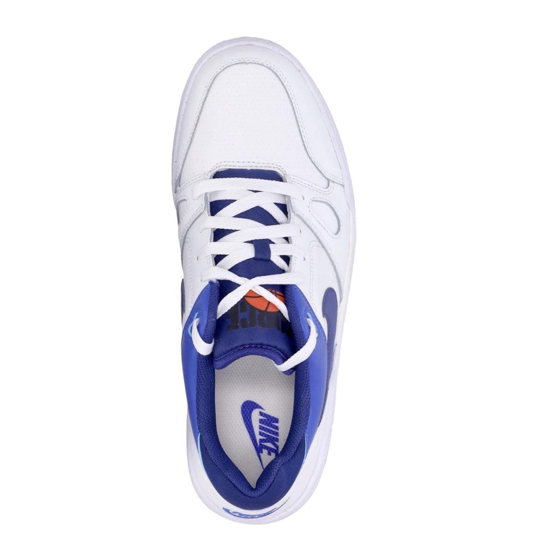 NIKE FB1362 104 Nike Full Force LO WHITE/ROYAL BLUE TRAINER MENS UK 7