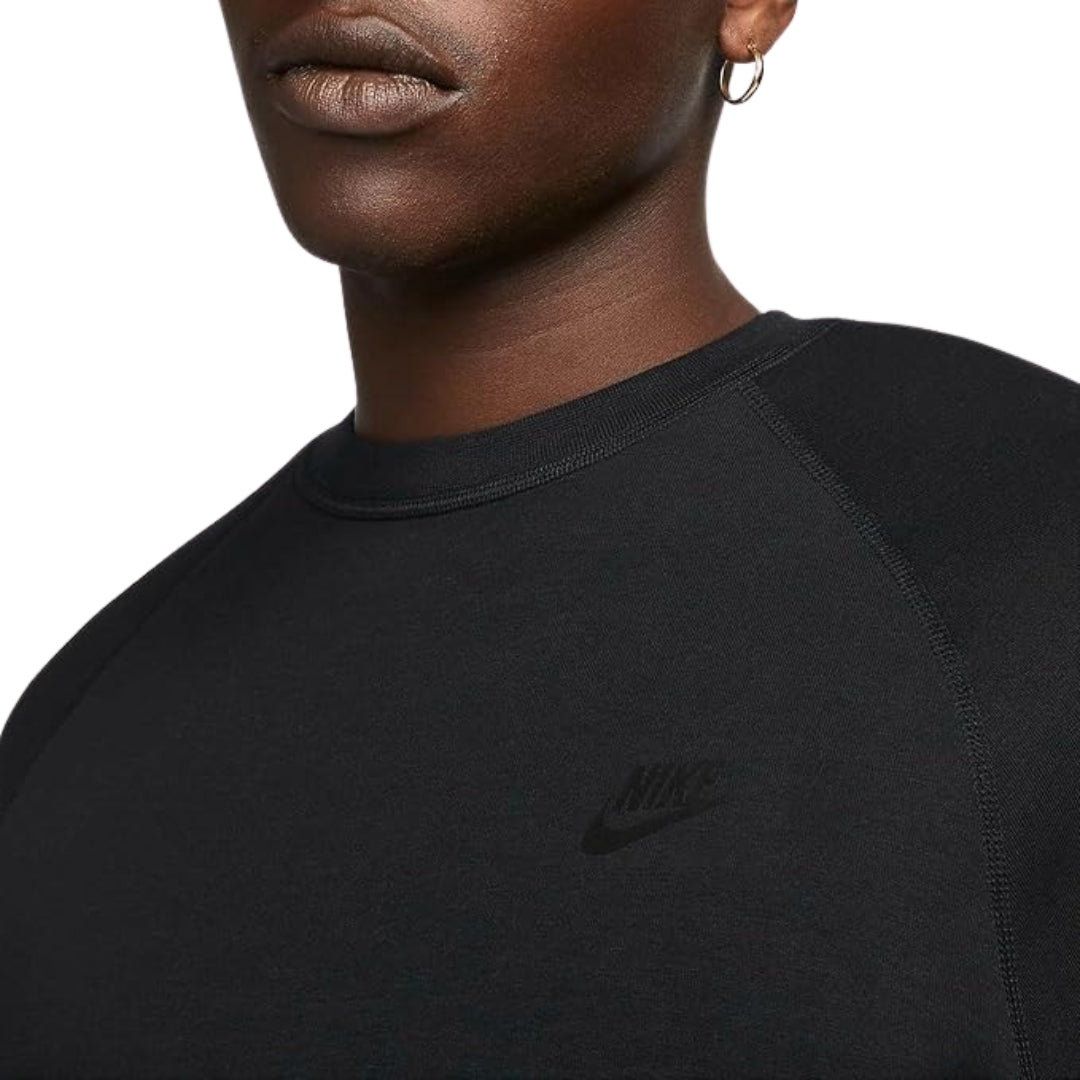 NIKE FB7916 010 BLACK CREWNECK SWEATSHIRT MENS S