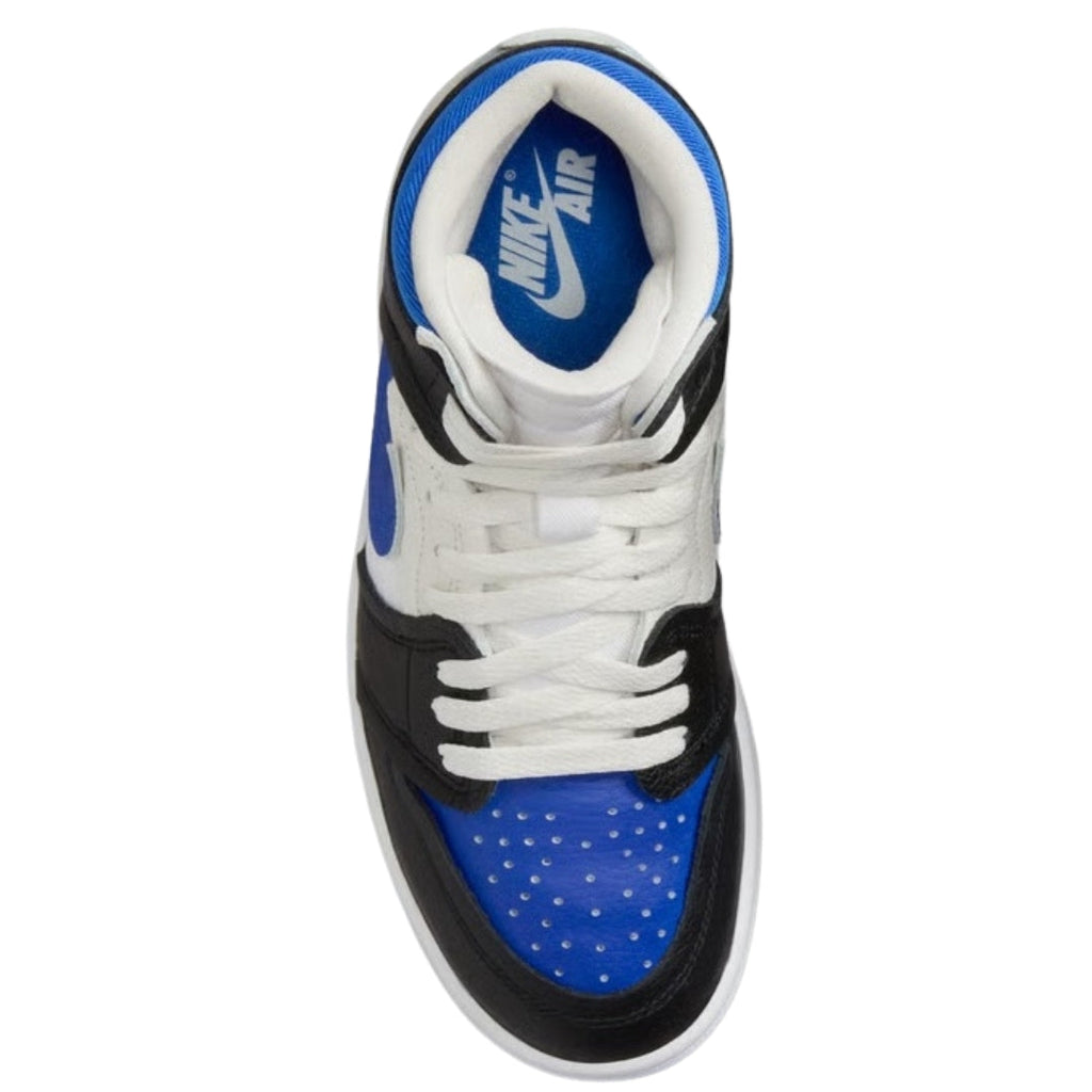 NIKE FB9891 041 Nike Air Jordan 1 MM Hight BLUE/BLACK/WHITE/OFF WHITE TRAINER WOMEN UK 3.5