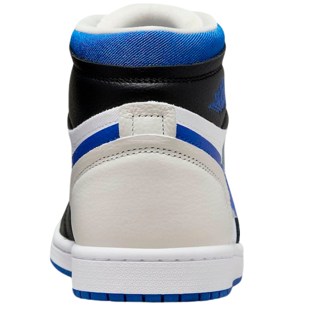 NIKE FB9891 041 Nike Air Jordan 1 MM Hight BLUE/BLACK/WHITE/OFF WHITE TRAINER WOMEN UK 3.5