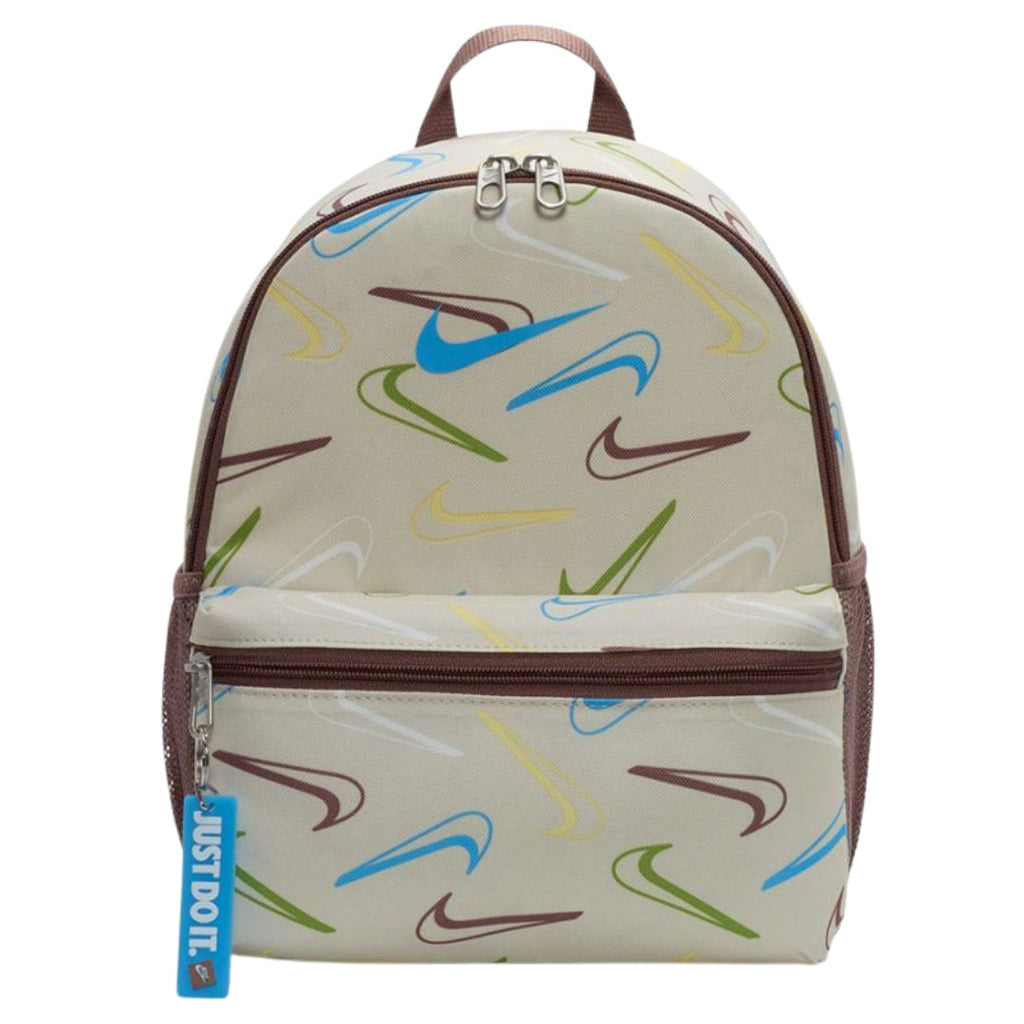NIKE FN0954 104 CREAM/BROWN/MULTI BACKPACK YOUTH One Size