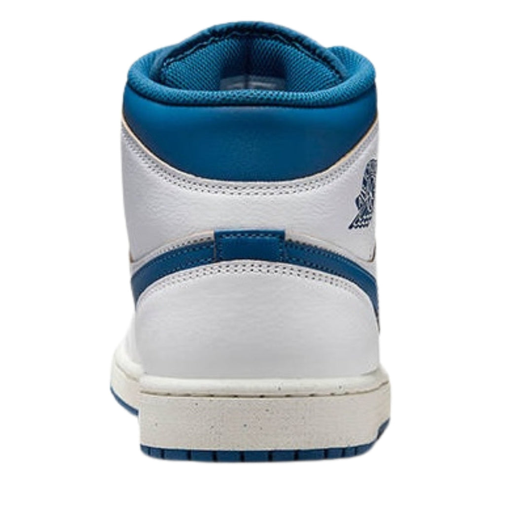 Nike  Fn5215 141 Air Jordan 1 Mid Se 141 White Blue Trainer Air Jordan 1 Mid Se UK 10