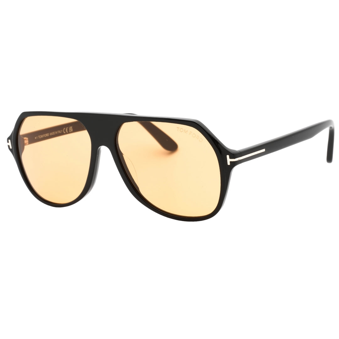 Tom Ford Hayes Brown Lens S hiny Black Sunglasses FT0934 01E