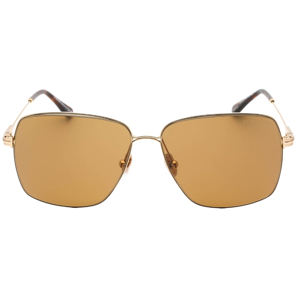 Tom Ford Pierre-02 Brown Lens Gold Sunglasses FT0994 32E