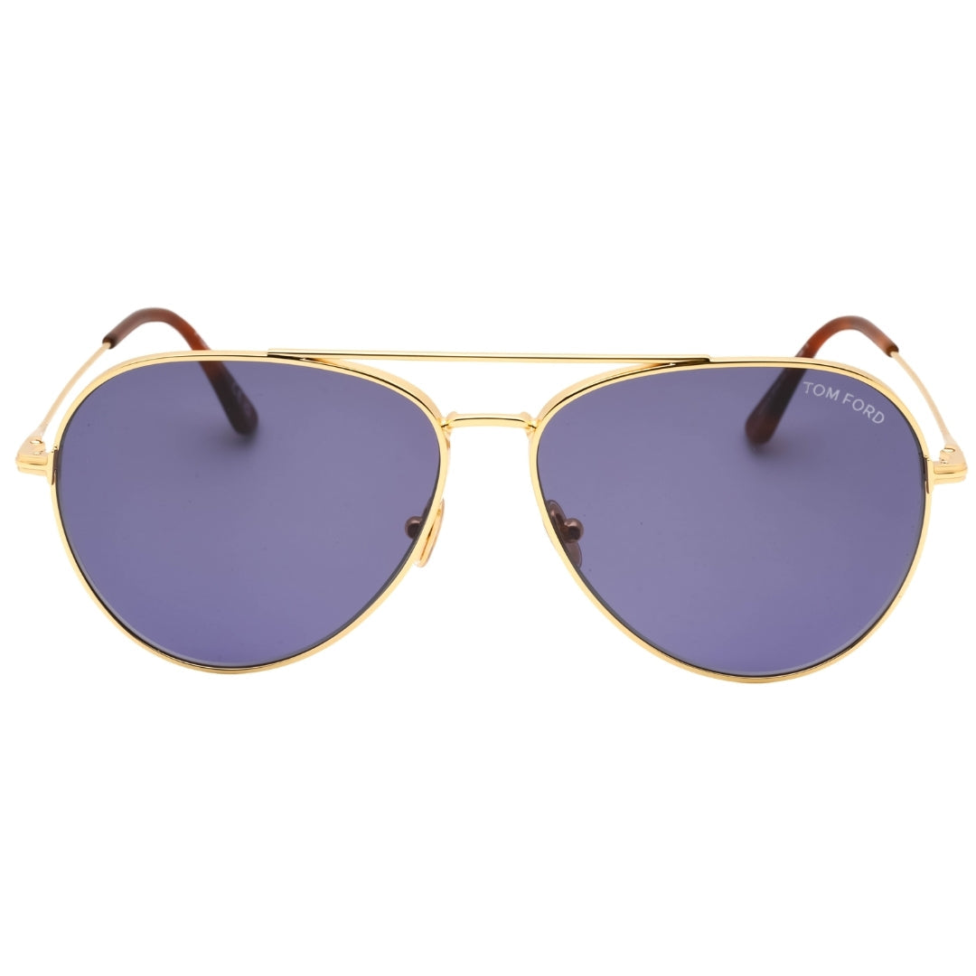 Tom Ford Dashel-02 Shiny Deep Gold Sunglasses FT0996 30V