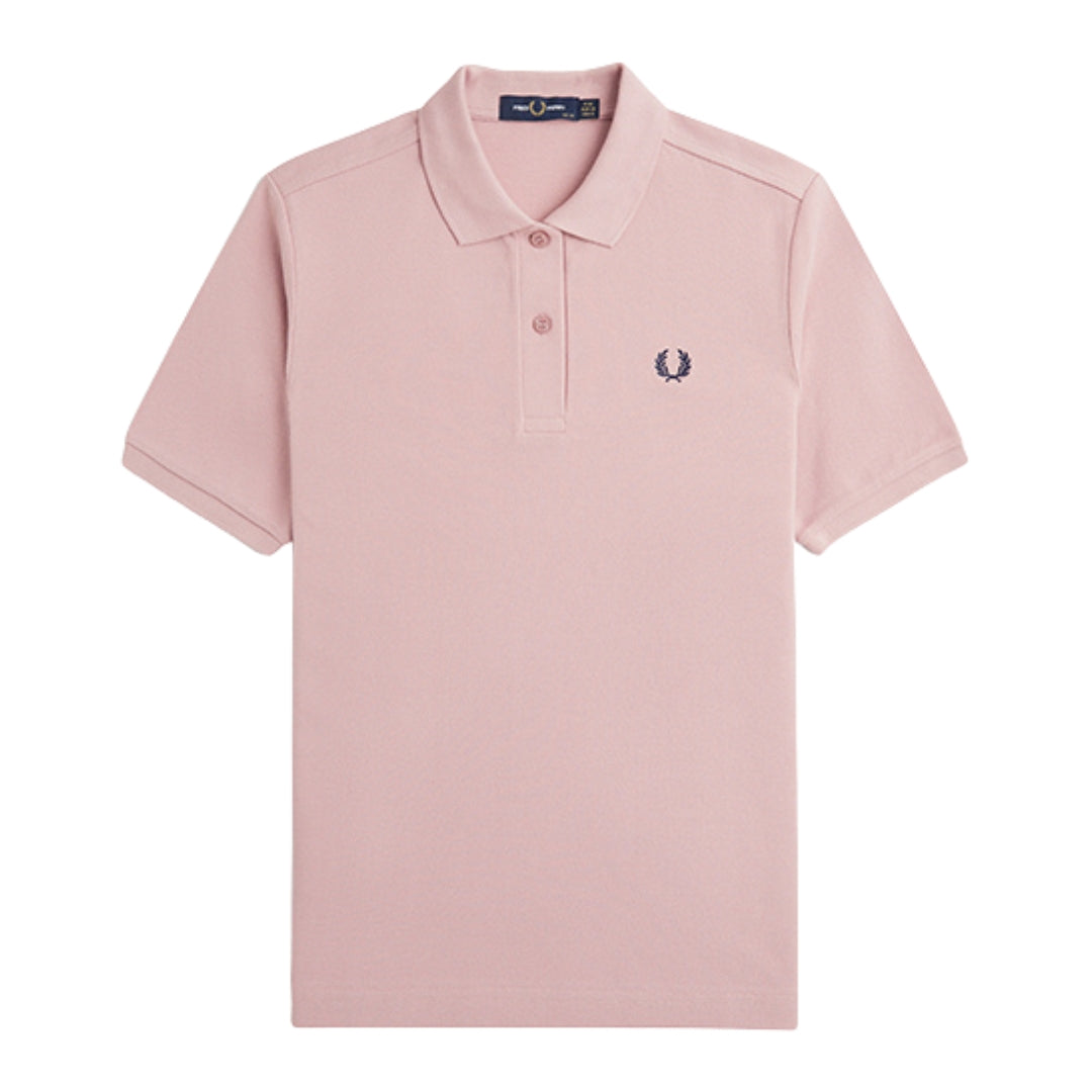 Fred Perry G6000 U81 Dusty Rose Pink  Polo Shirt Womens M