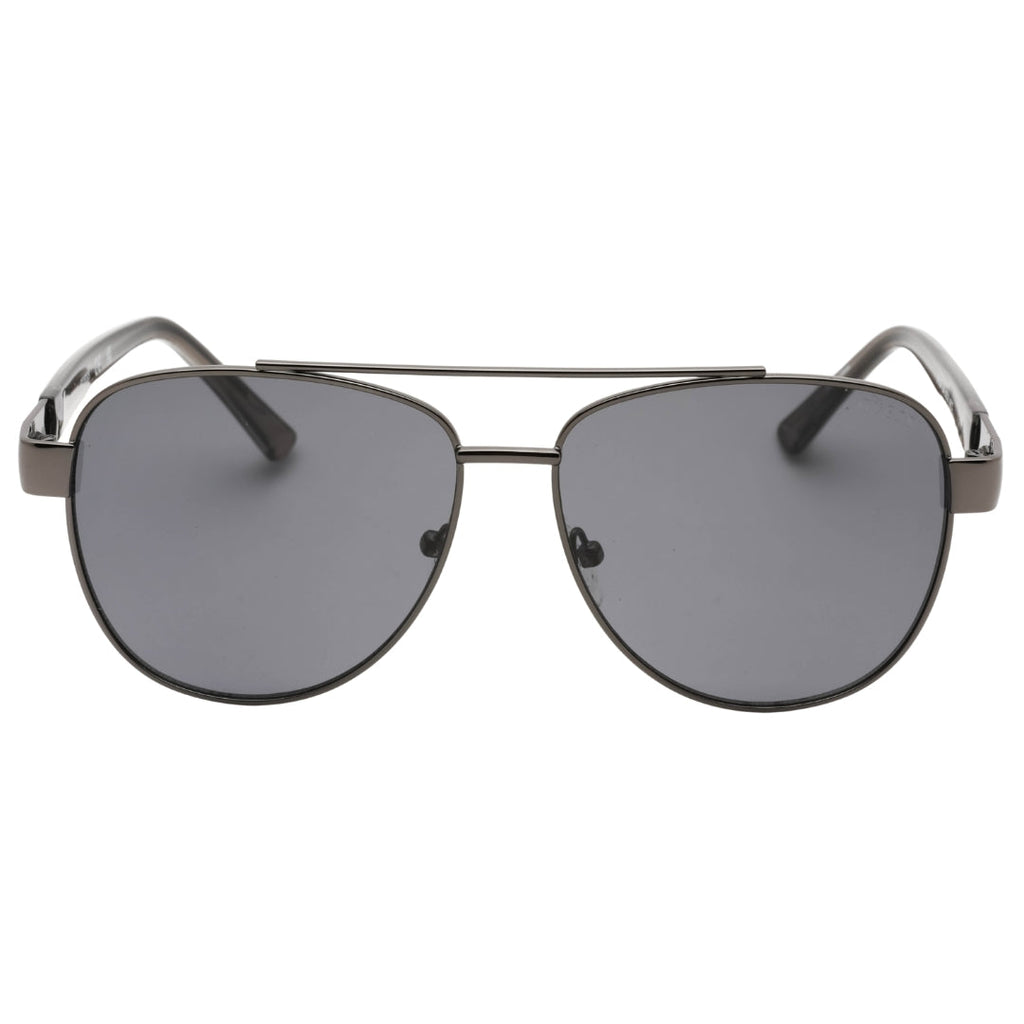 Guess Smoke Lens Shiny Gunmetal Silver Sunglasses GF5094 08A