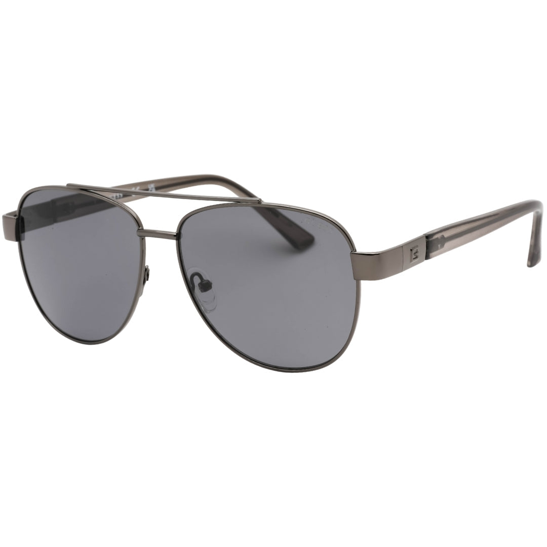 Guess Smoke Lens Shiny Gunmetal Silver Sunglasses GF5094 08A