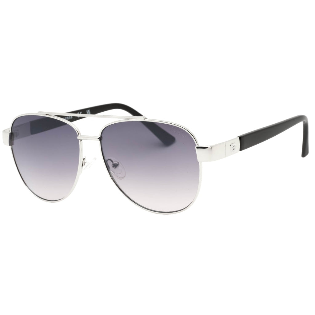 Guess Gradient Smoke Lens Silver Framed Sunglasses GF5094 10B