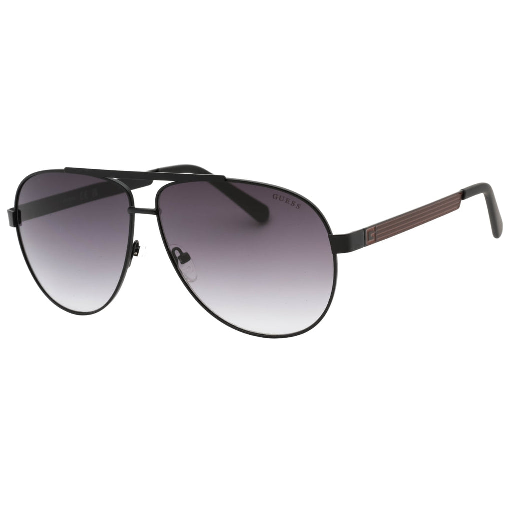 Guess Gradient Smoke Lens Matte Black Sunglasses GF5096 02B