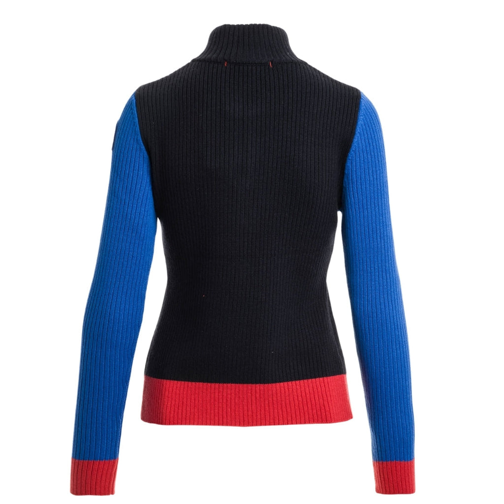 Parajumpers GIA PWKNLY33 B025 BLUE NAVY-KOS Quarter Zip Sweater Womens S