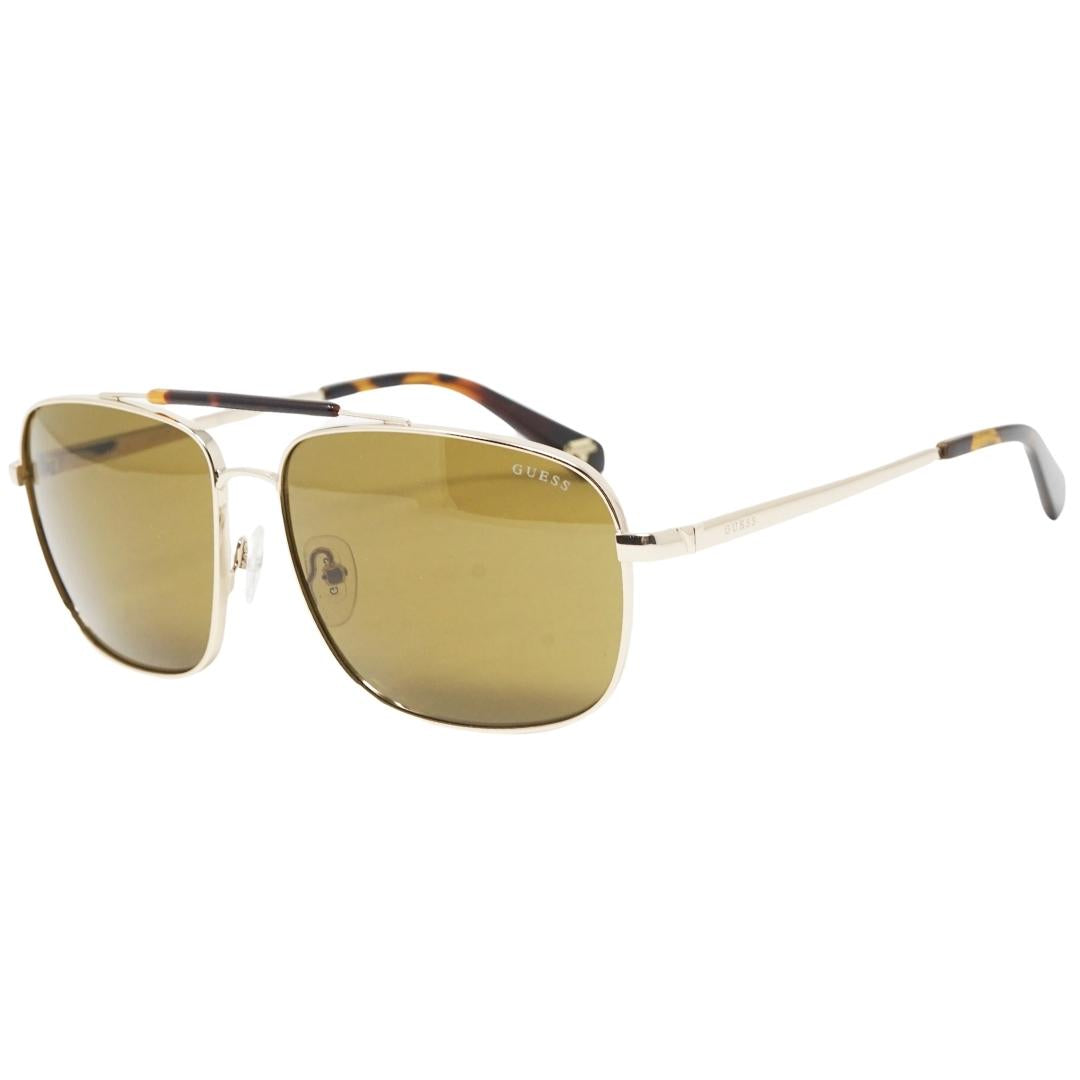 Guess Aviator Gold Sunglasses GU5210 32E