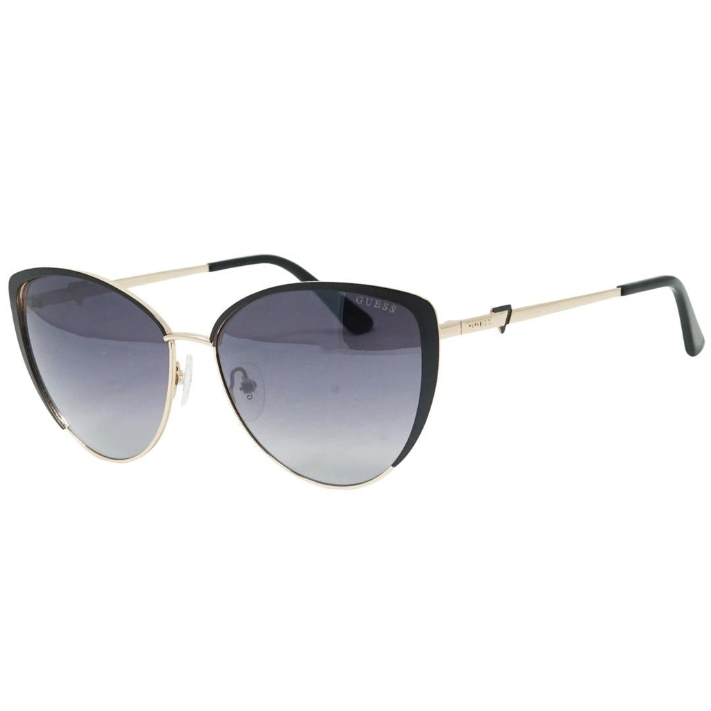 Guess Cat Eye Shiny Black Sunglasses