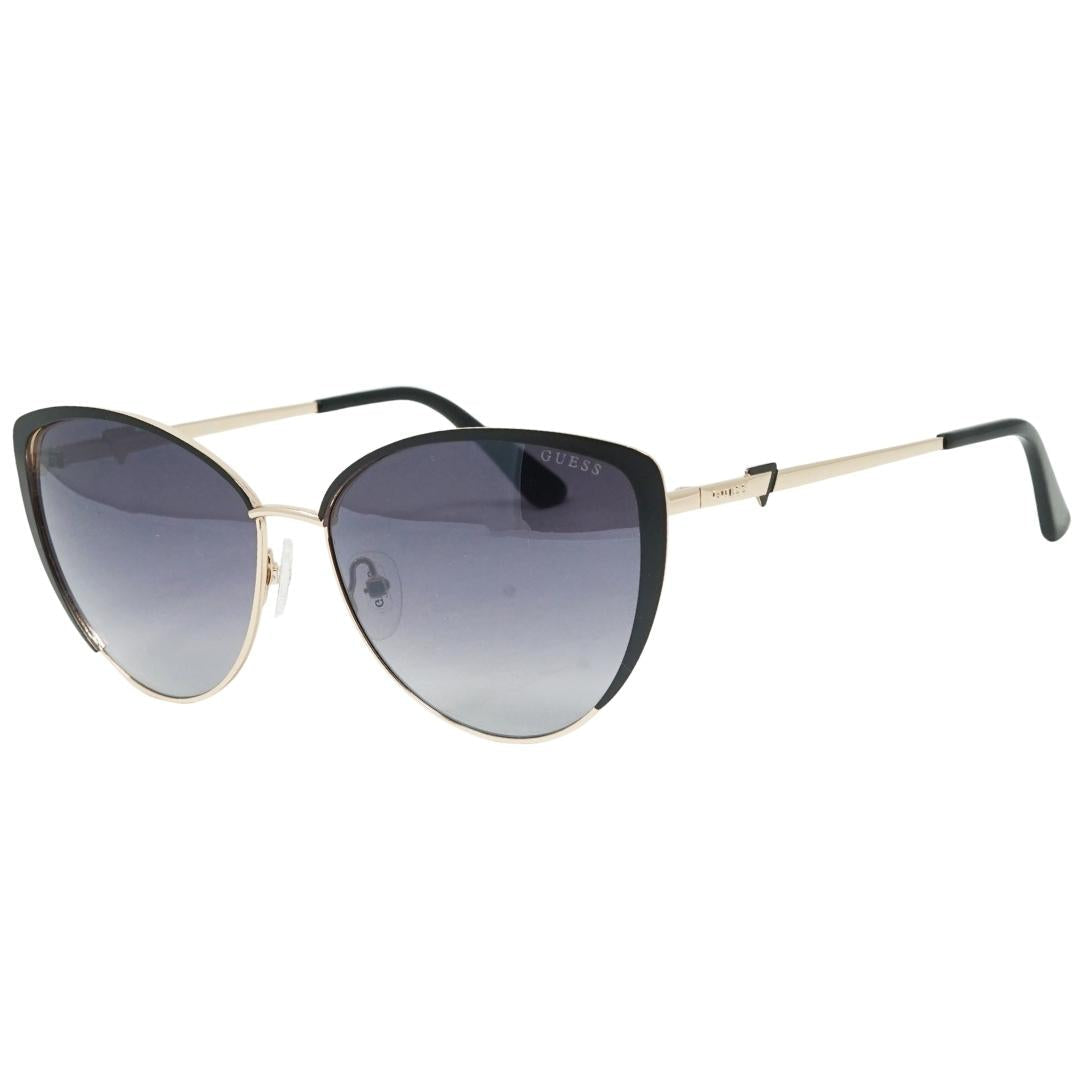 Guess Cat Eye Shiny Black Sunglasses