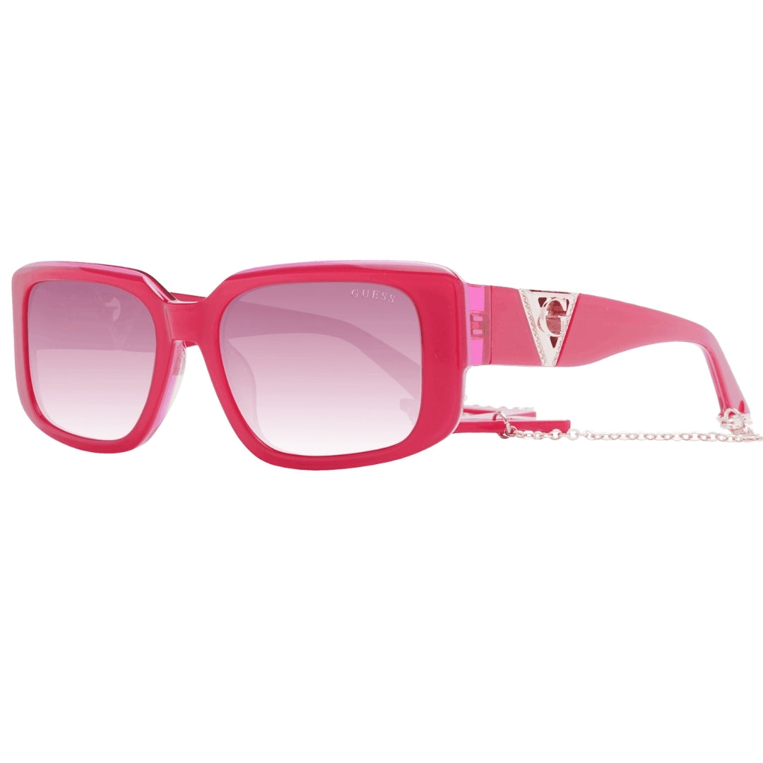 Guess Gradient Bordeaux Lens Shiny Pink Sunglasses One Size