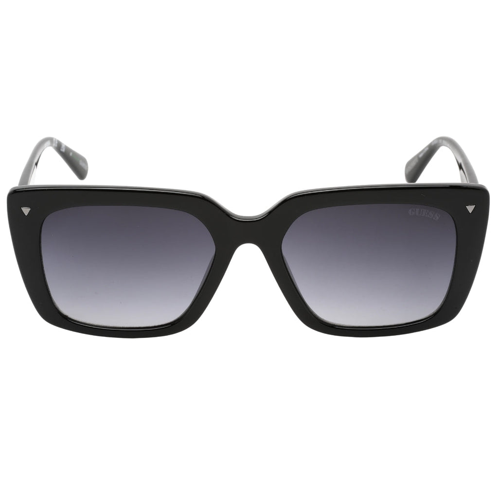 Guess Gradient Smoke Lens Shiny Black Framed Sunglasses GU8243 01B