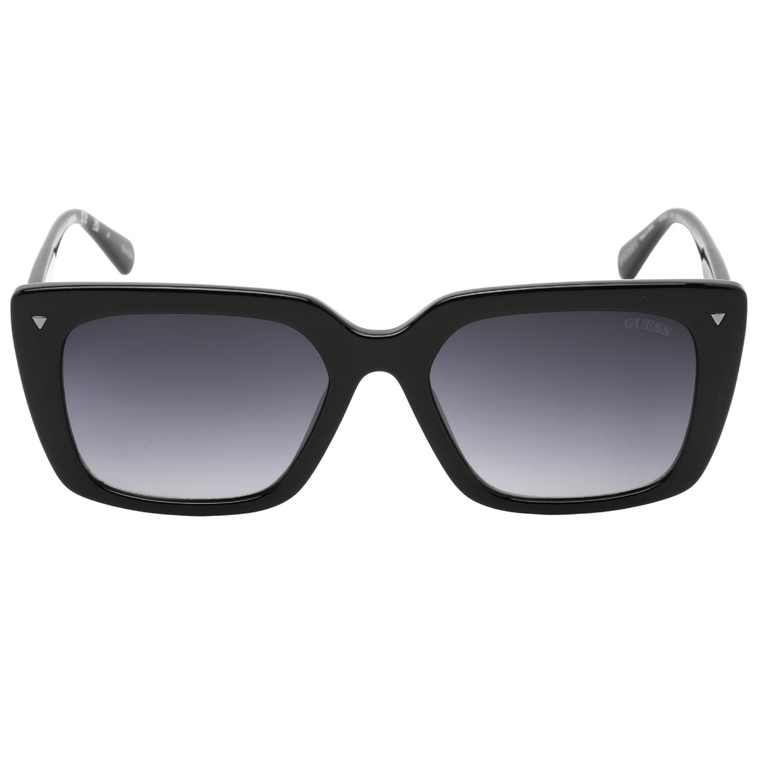 Guess Gradient Smoke Lens Shiny Black Framed Sunglasses GU8243 01B
