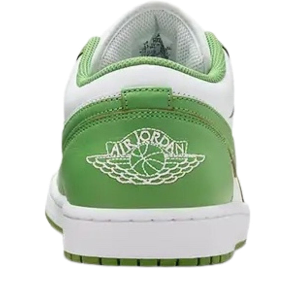 NIKE HF4823 100 Air Jordan 1 Low SE GREEN/WHITE TRAINER MENS UK 6