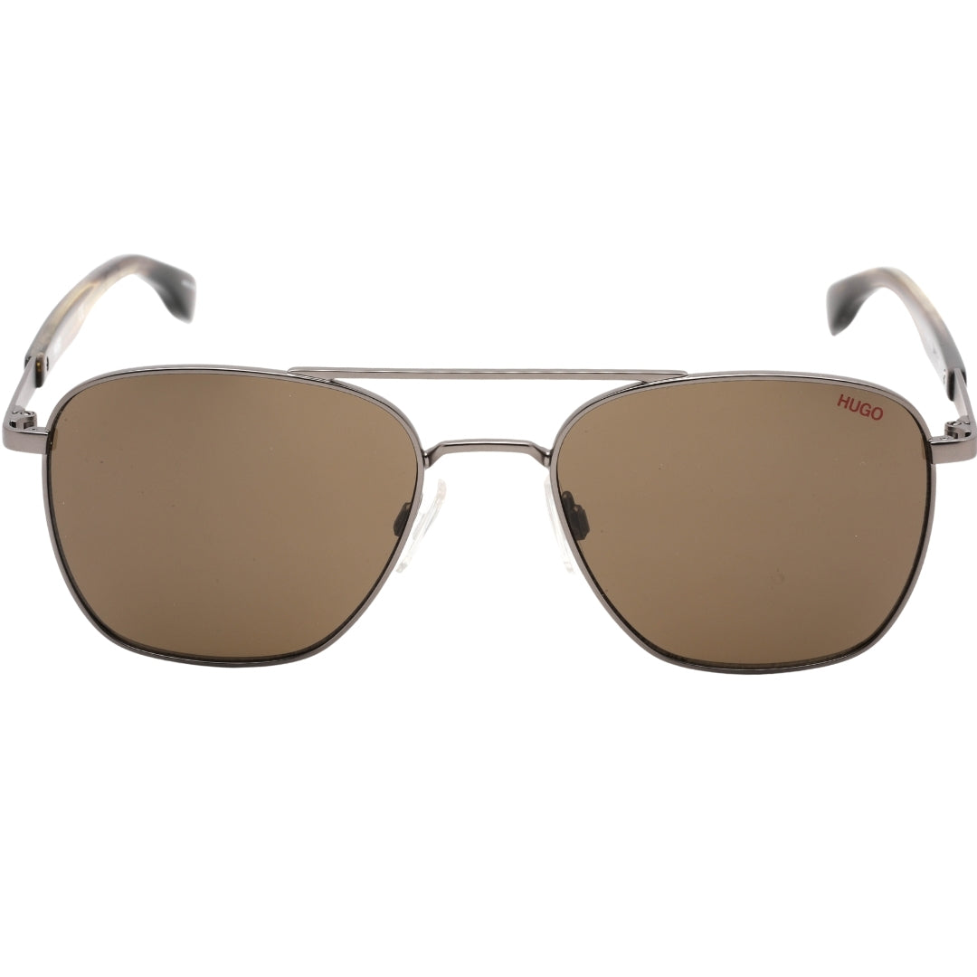 Hugo Boss Brown Lens Matte Brown Sunglasses HG0330 R80 70