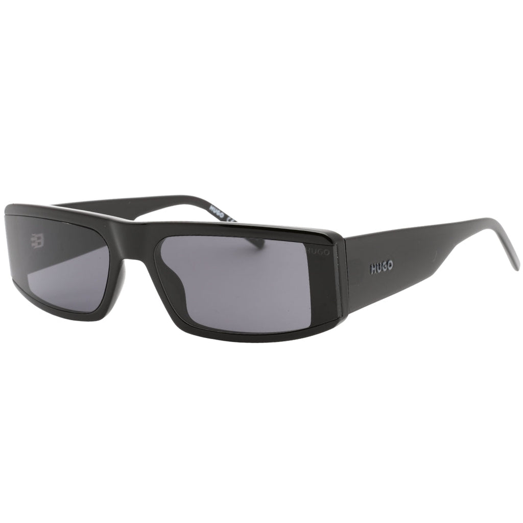 Hugo Boss Grey Rectangular Lens Black Sunglasses HG1193 0807 IR