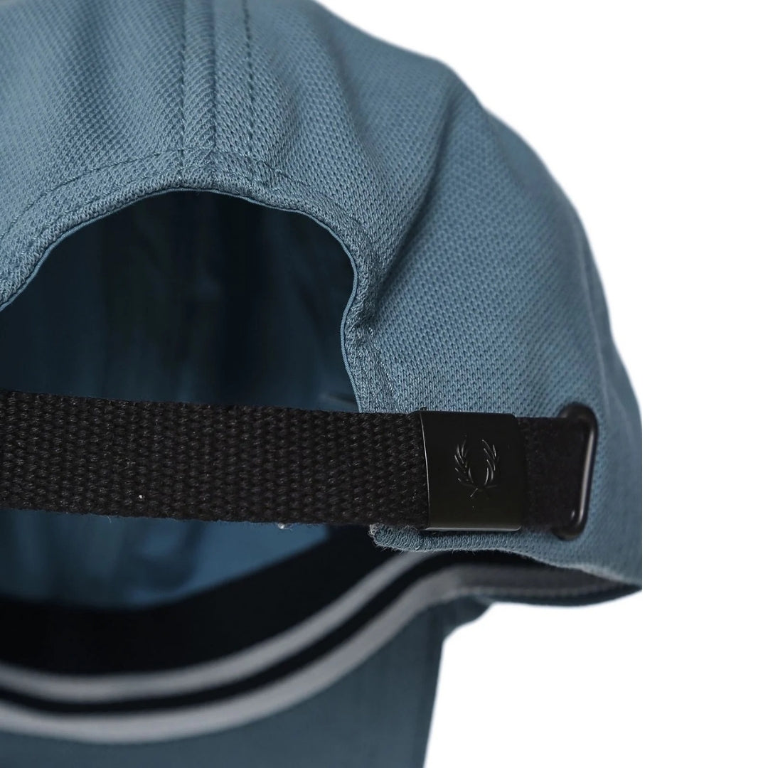 Fred Perry Brand Logo Pique Blue Classic Cap HW1650 P13
