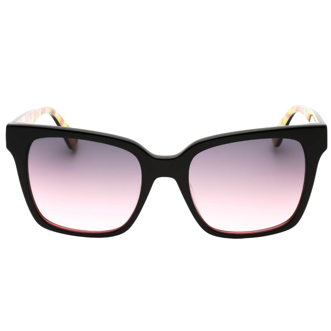 Kate Spade Harlow/G/S Grey Fuchsia Lens Black Sunglasses One Size
