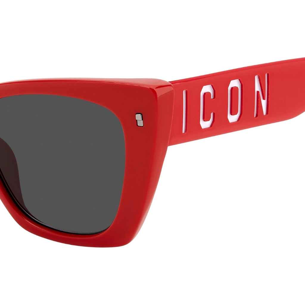 Dsquared2 Icon Black Lens Red Sunglasses ICON0006 C9A IR