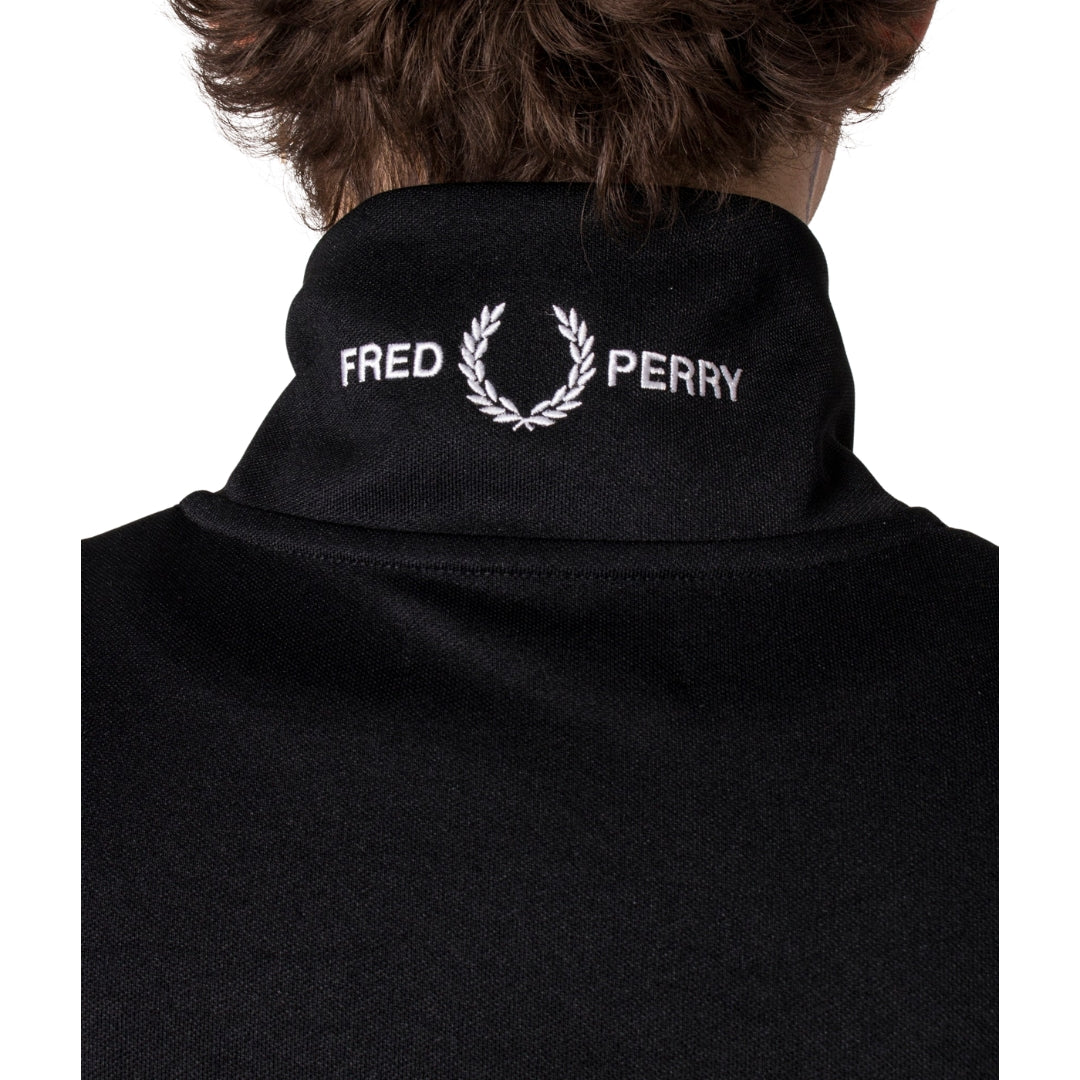 Fred Perry J5554 102 Black Track Jacket Mens XS