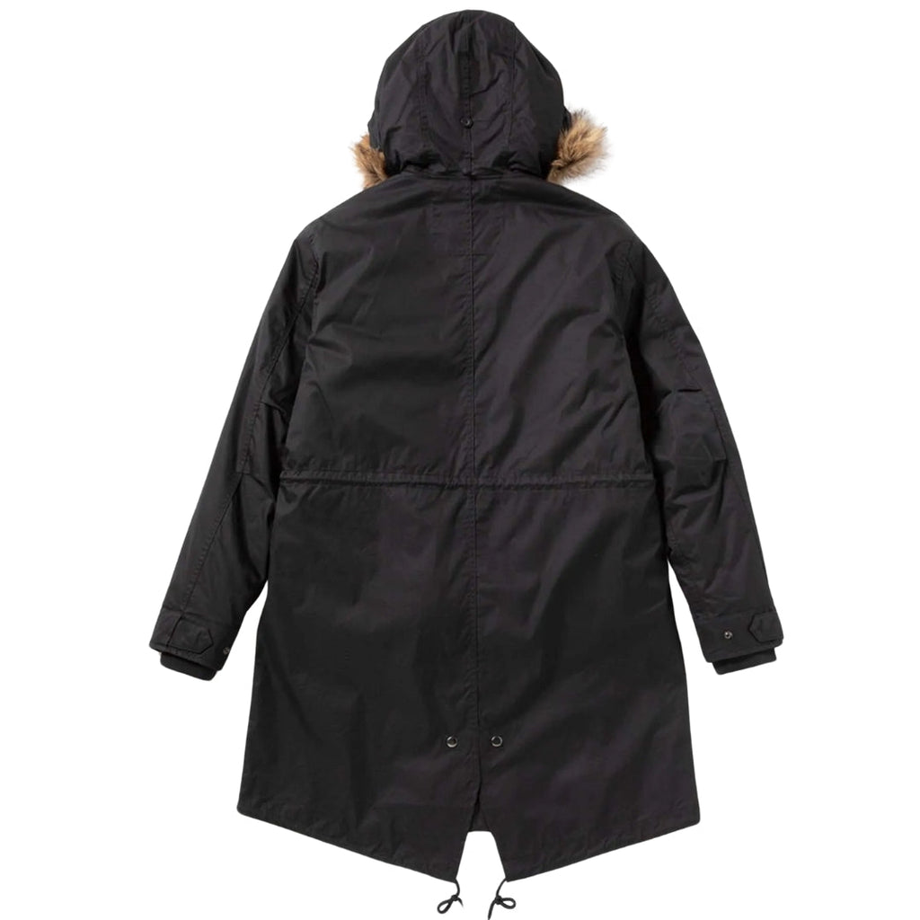 FRED PERRY J6504 184 BLACK 2 In 1 ZIP-IN LINER PARKA M