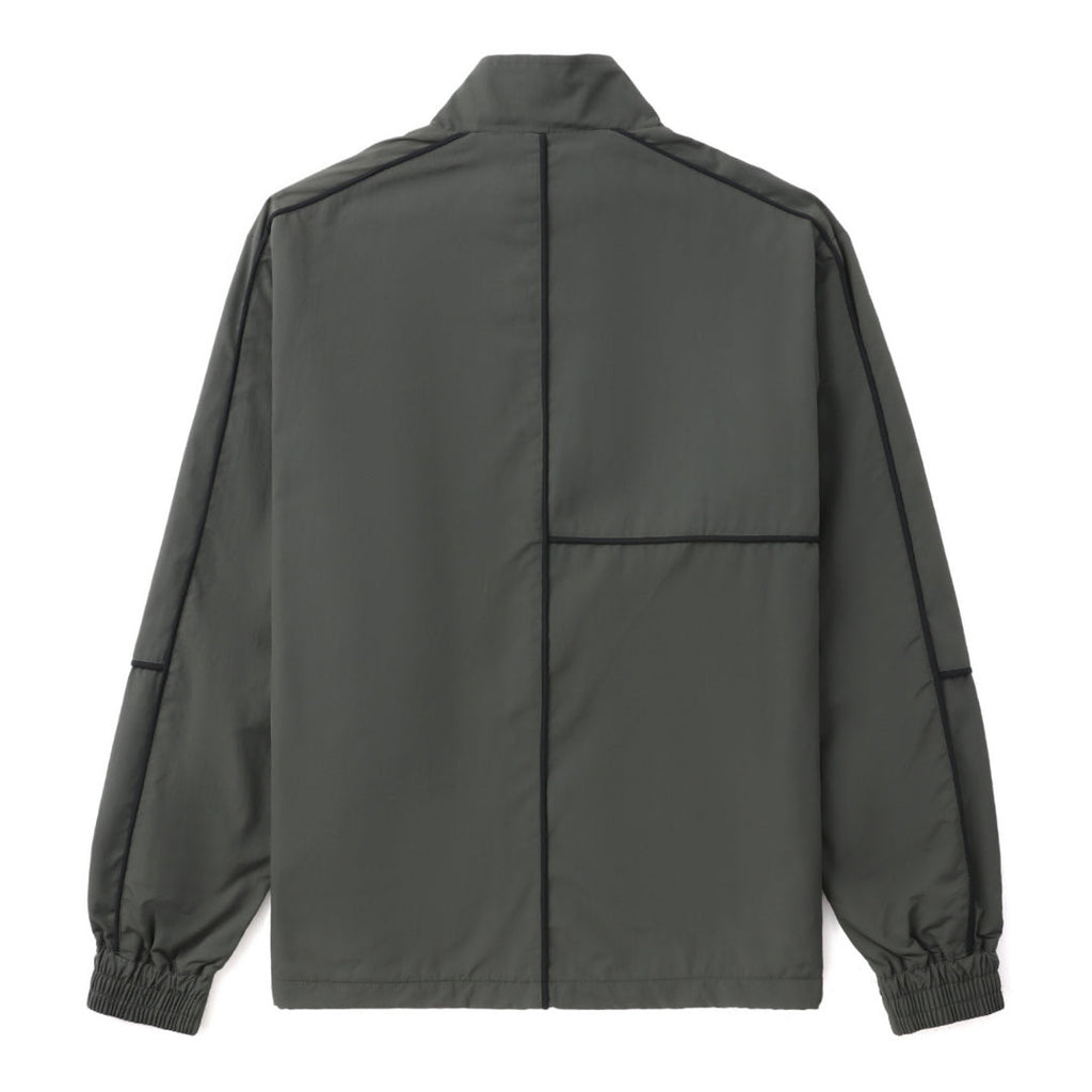 FRED PERRY J6524 638 FIELD GREEN PIPED SHELL JACKET S