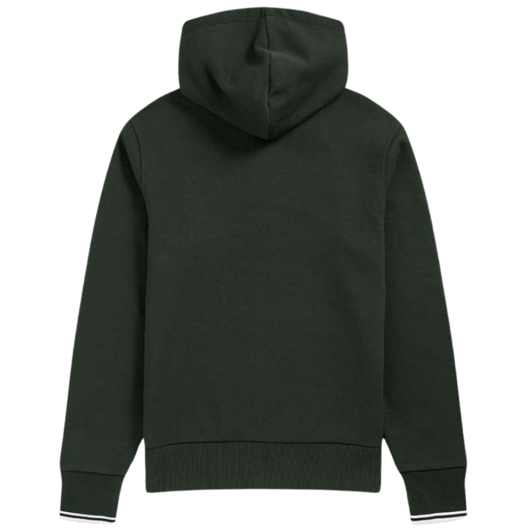 Fred Perry Laurel Wreath Night Green Zip Through Hoodie XS