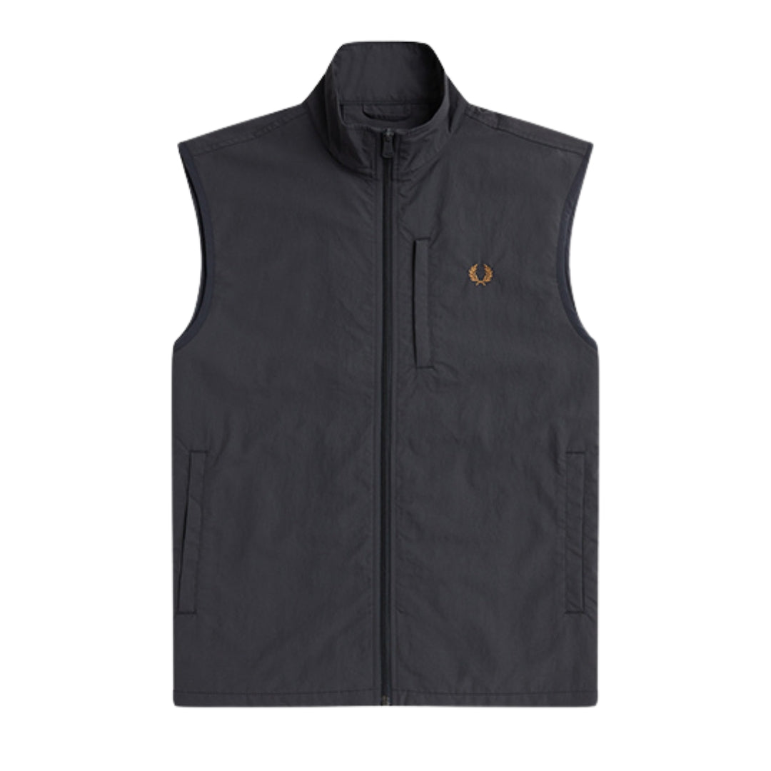 Fred Perry J7808 297 Anchor Grey Gilet Mens XS