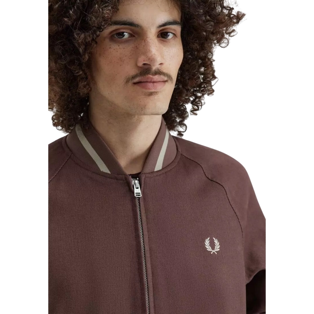 Fred Perry J7834 U53 Carrington Brick Tennis Bomber Mens S