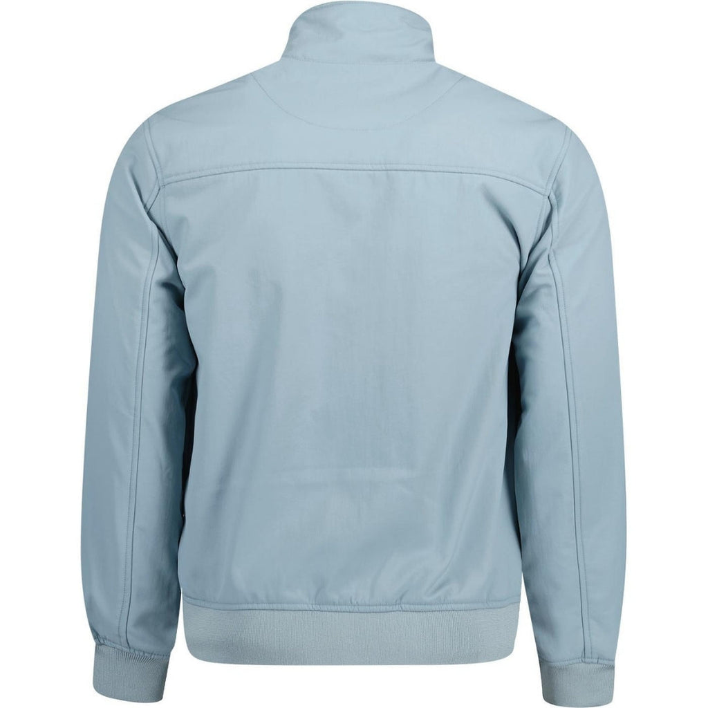 Lyle & Scott Fleece Lined Funnel Neck Away Blue Jacket M