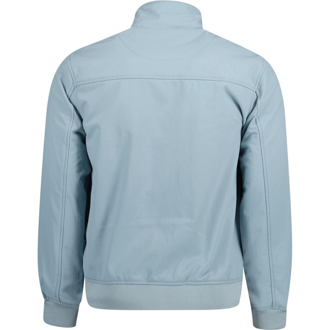 Lyle & Scott Fleece Lined Funnel Neck Away Blue Jacket M