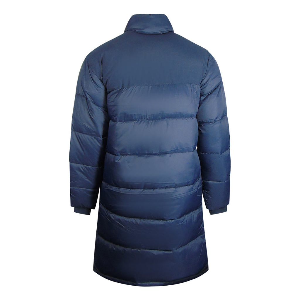 Lyle Scott Longline Wadded Navy Blue Puffer Jacket