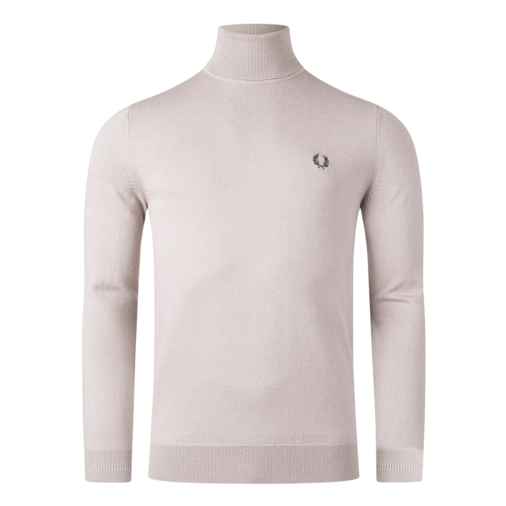 Fred Perry K9552 S56 Dark Oatmeal Jumper Mens XS