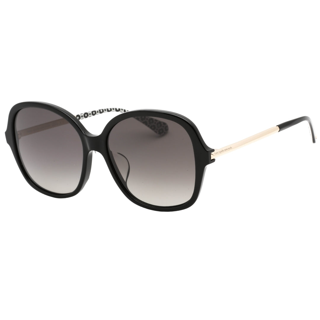 Kate Spade Grey F 2 Lens Black Framed Sunglasses KAIYA 0807 WJ