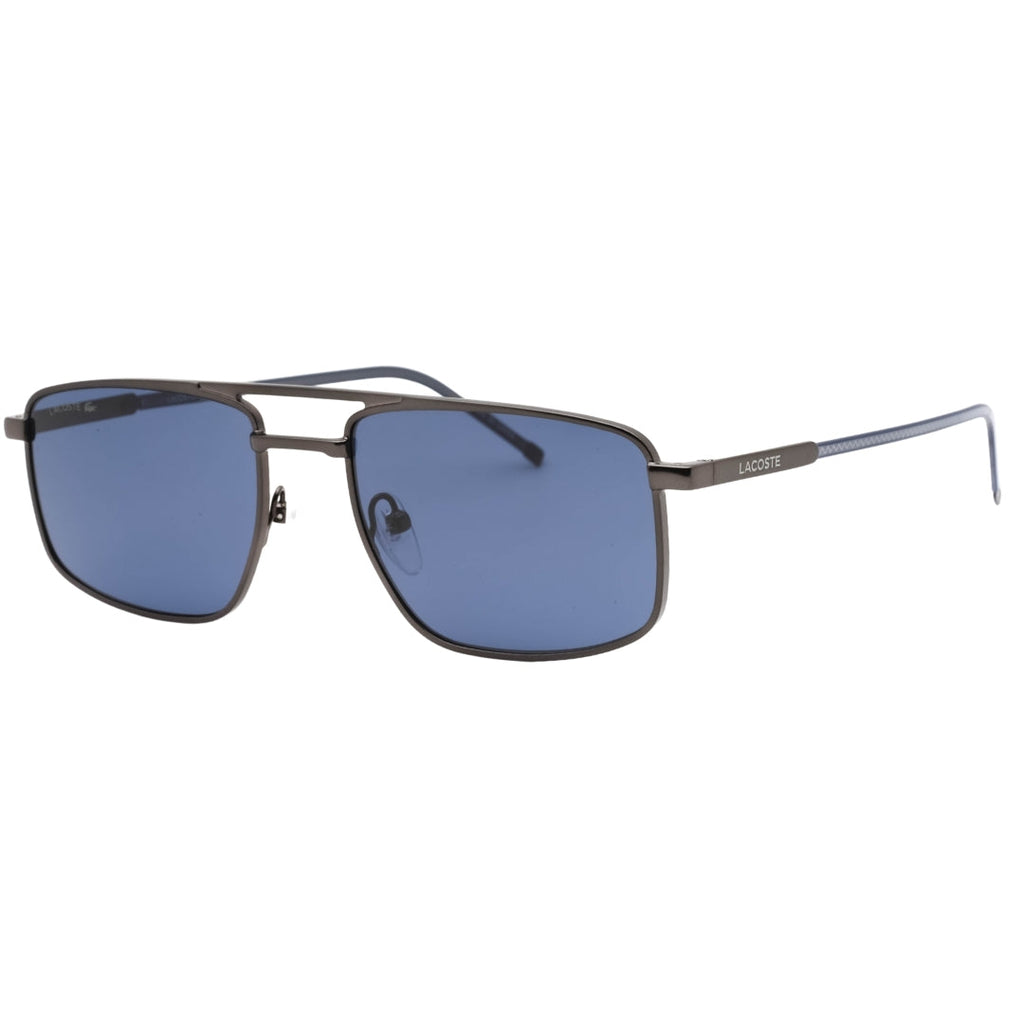 Lacoste Blue Lensed Matte Dark Grey Sunglasses L255S 021