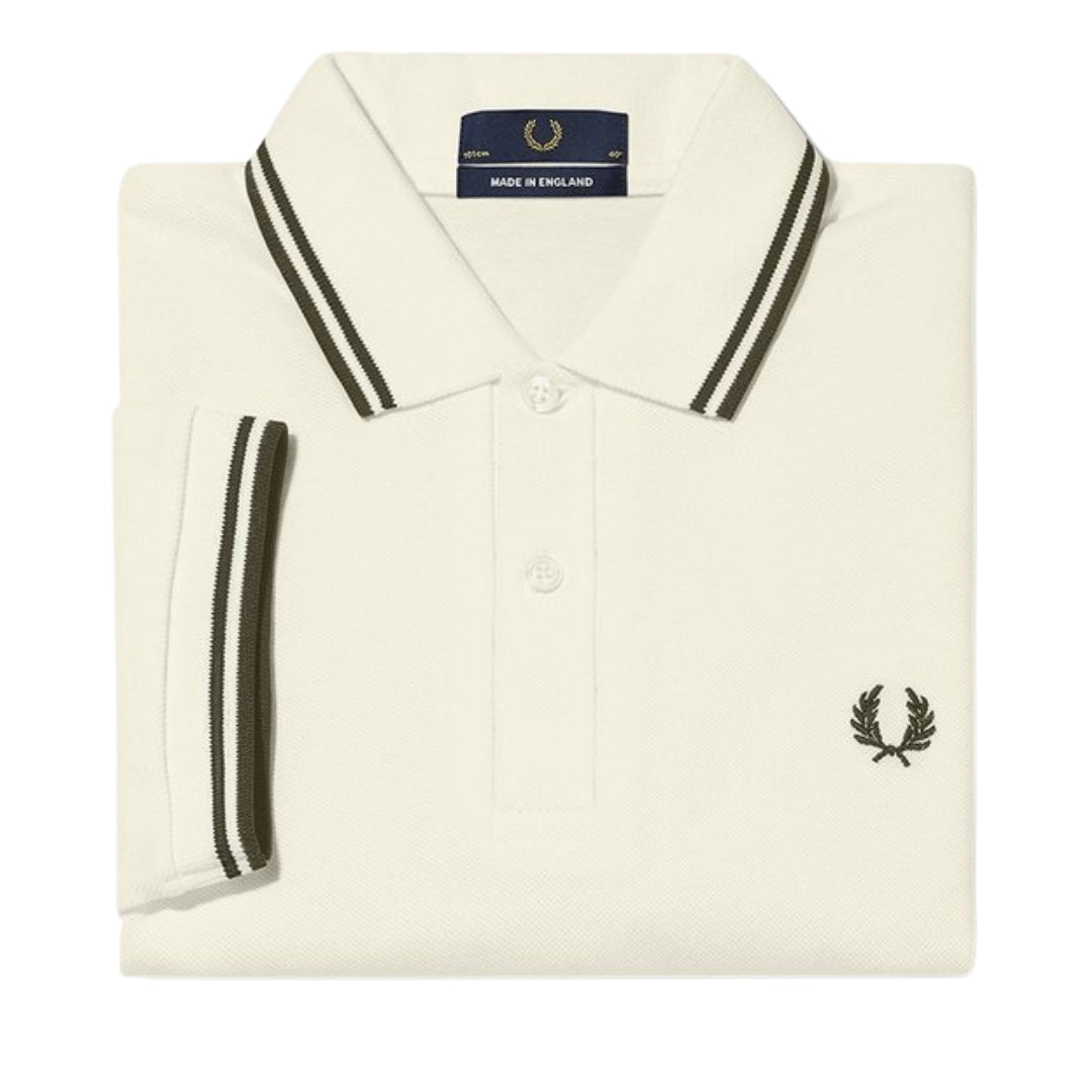 Fred Perry M12 R53 Cream Polo Shirt  Mens M